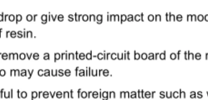 Table 3.1 Screw tightening torque