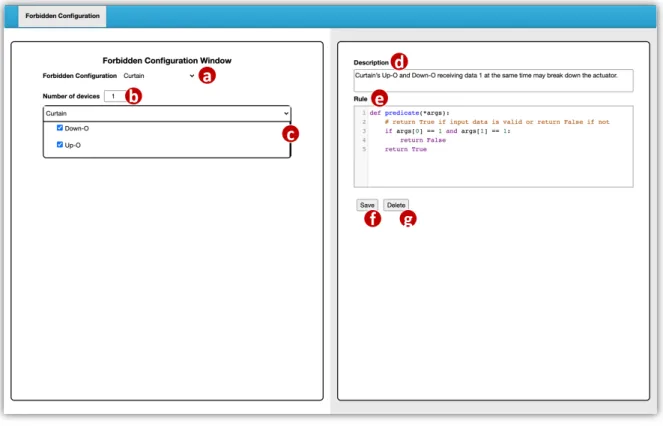 Figure 3.11 Forbidden Configuration Management Page. 