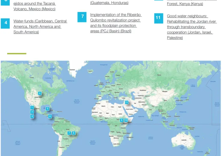 Figure 13. Geographic distribution of solutions in the SDG 6 (Clean Water and Sanitation) cluster