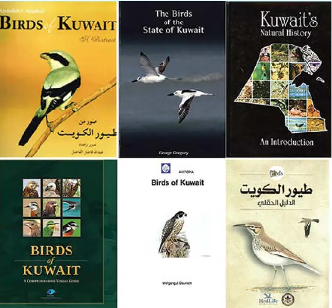 Figure 14: Books on the birds of Kuwait.