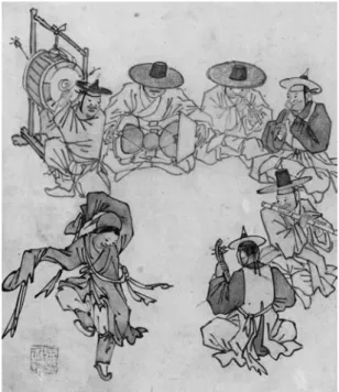 Figure 1.2  Danwon Kim Hong-Do ‘Mudong’, around 1789