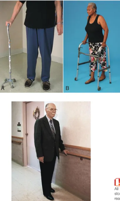 FIGURE 9-1 Assistive devices promote support and safety. 