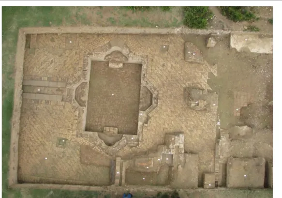 Figure 6: Floor Brick Arrangement Pattern of the Site Jahan Nama 