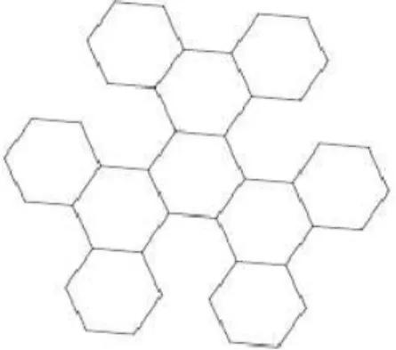 Figure 3. The hexagonal system X 10 
