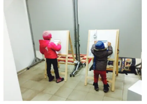 Fig. 4. Mobile Virtual Museum, the exhibition  