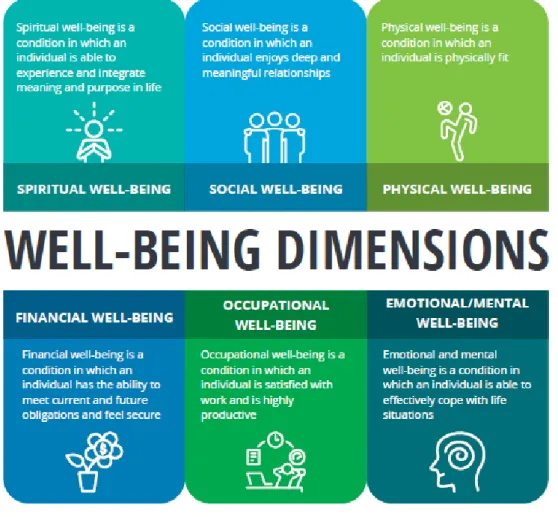 Figure 4. Six – dimensions of wellbeing. 