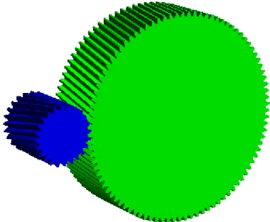 Figure 3.1 3D Geometry of preliminary model 