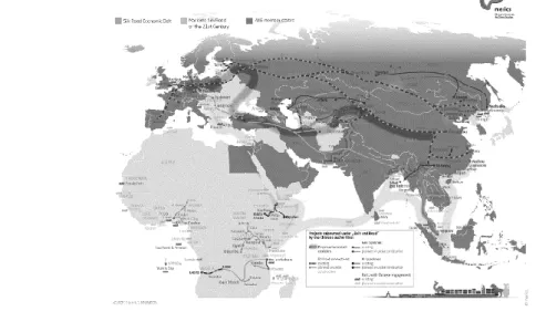 Figure 1- Map of modern Silk Road. 
