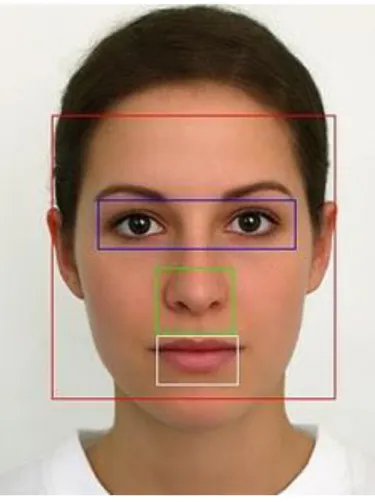 Figure 9.4  Face features detected. 