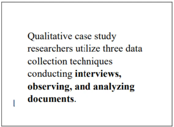 Figure 3: Three approaches to case study methods in education (Yazan 2015) 
