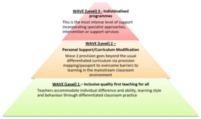 Figure 1: Standard special education support for students of determination in Dubai private schools  (GEMS Wellington International School, 2021) 