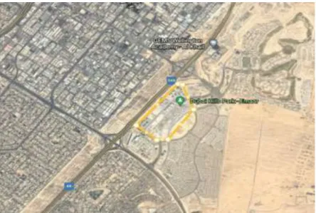 Figure 3.6: Dubai Hills Business Park project aerial view source: 