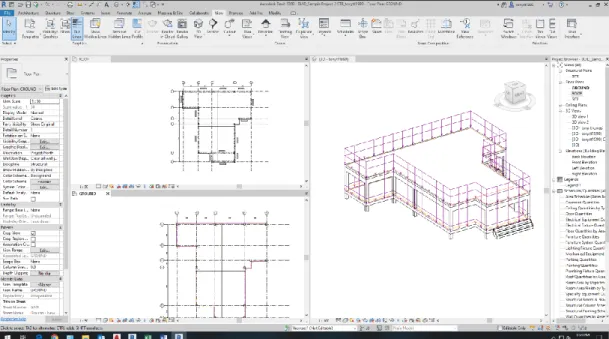 Figure 4.7 Load conditions being defined and applied on Revit directly 