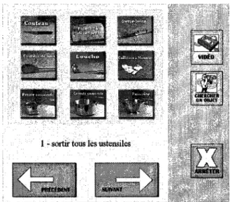 Figure 1: Main interface of the contextual assistant 
