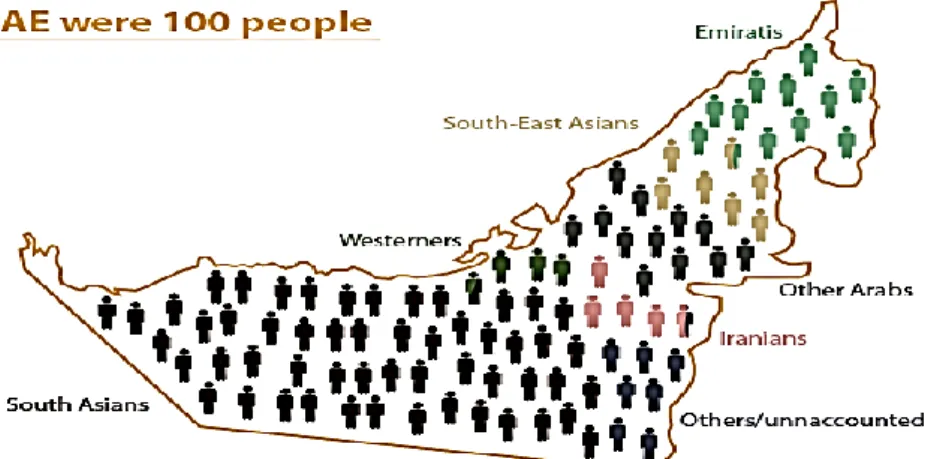 Figure 1: Demographics in UAE 