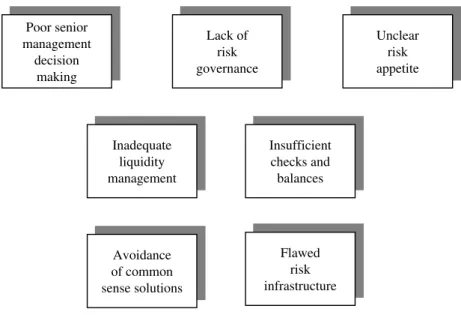 Figure 1.1 Breakdowns in the risk process