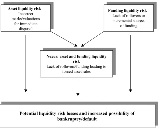 Figure 3.2 Combined asset and funding liquidity risks