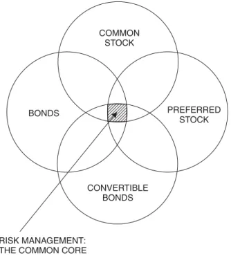 Figure 1.5 There is a common core in risk and return valuation with investments
