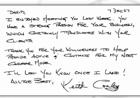 FIGURE 1.1 Highly Personalized Post-Introductory Note.