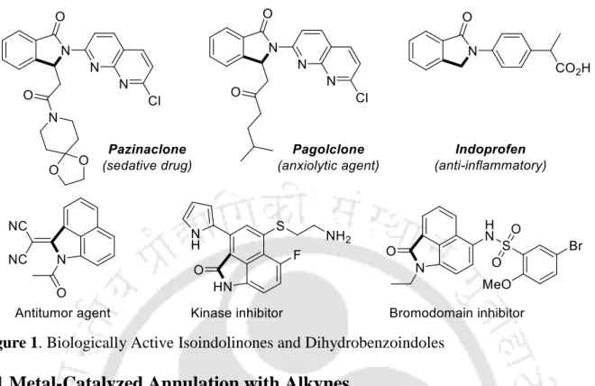 Figure 1. Biologically Active Isoindolinones and Dihydrobenzoindoles 