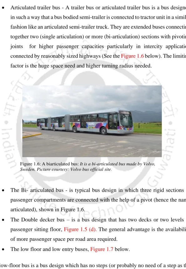 Figure 1.6: A biarticulated bus: It is a bi-articulated bus made by Volvo,  Sweden. Picture courtesy: Volvo bus official site