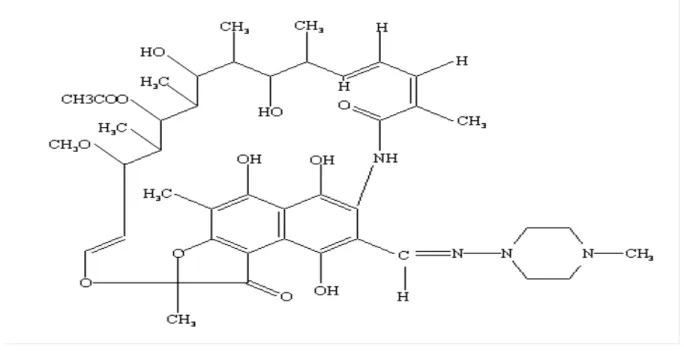 Fig. 20a: Chemical structure of rifampicin 