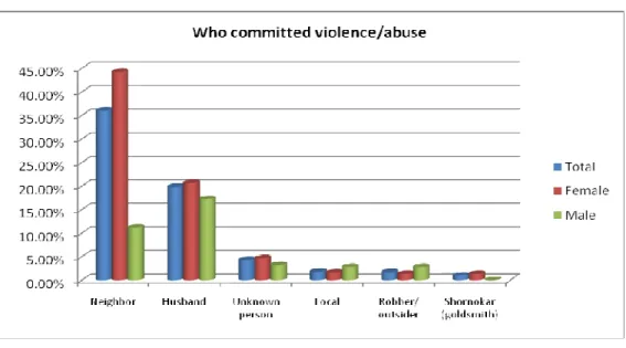 Figure 10: Who committed violence/abuse 