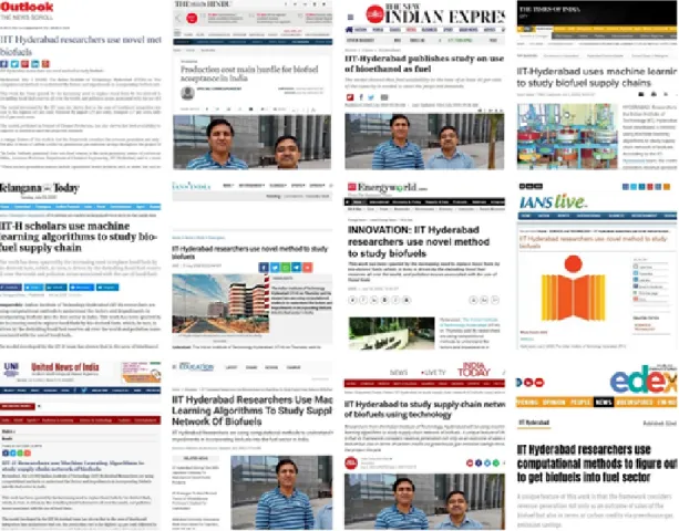 Fig. 6: Collage of Media response to the Bio-fuel based energy generation idea