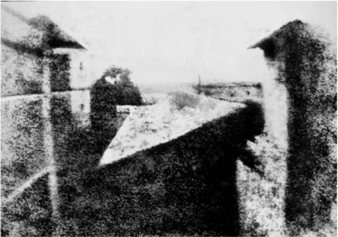 Fig 02: “View from the Window at Le Gras”, by Joseph Nicéphore Niépce 