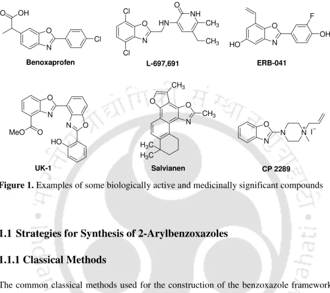 Figure 1. Examples of some biologically active and medicinally significant compounds 