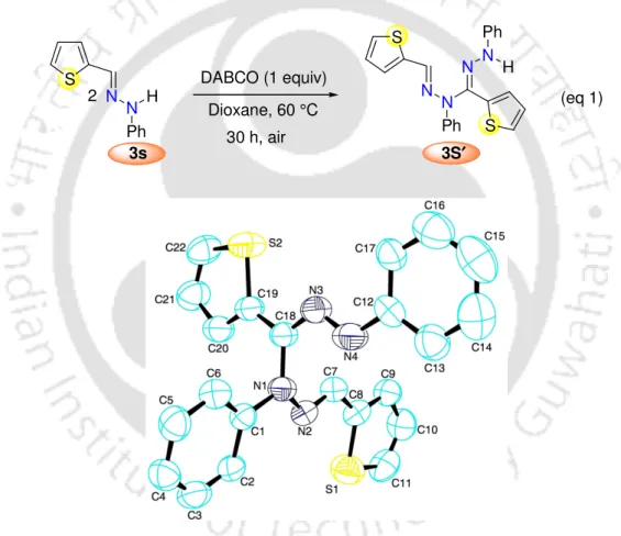 Figure 3. ORTEP representation of the intermediate 3S ′ . H-Atoms have been omitted for  clarity
