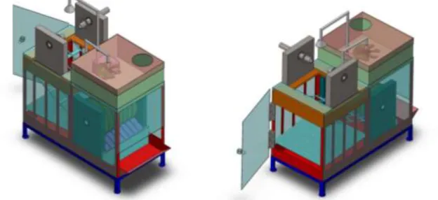 Figure 3. 17: Isometric view of developed machine 