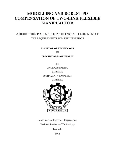 thesis submitted in fulfillment of the requirements