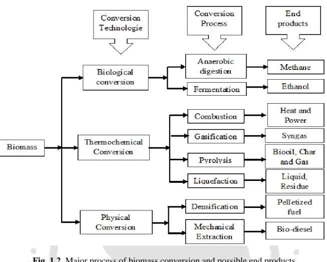 Table  1.1.  A  brief  summary  of  merit  and  demerits  of  the  thermochemical  and  biological  process 