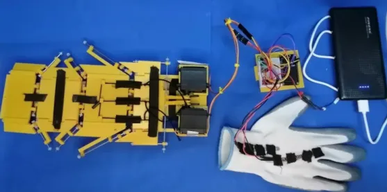 Figure 4.2: Constructed Electrical Circuit for Rehabilitation Device. 