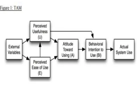 Figure 2.2: Technology Acceptance Model (TAM) 