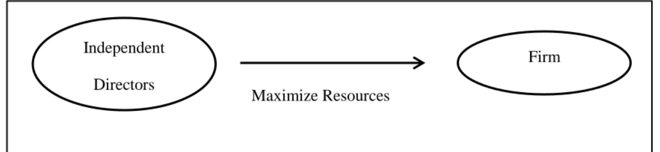 Figure 2.4.4: Diagram of Resource Dependency Theory 