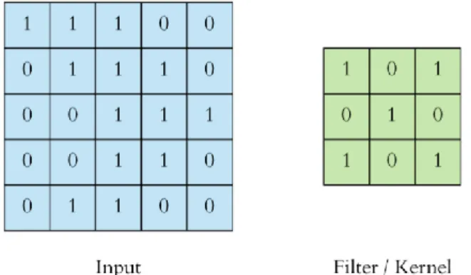 Figure 1-2 Input and Filter in Convolutional Layer 