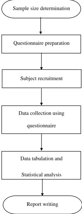 Figure 3.7: Flow Chart of Research Activity   Sample size determination 