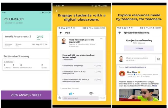 Figure 2-4 Edmodo mobile application interface 