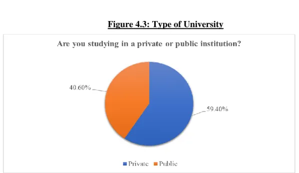 Figure 4.3: Type of University 