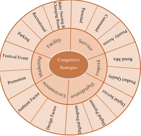 Figure 2.3: Conceptual Framework of Competitive Strategies 