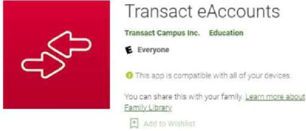 Figure 2.2.11 Logo of Transact eAccounts application 