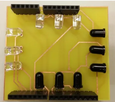Figure 4.17 Components that solder on PCB board. 