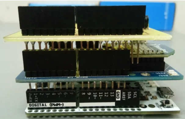 Figure 6.2 Final product side view of the infrared input device. 