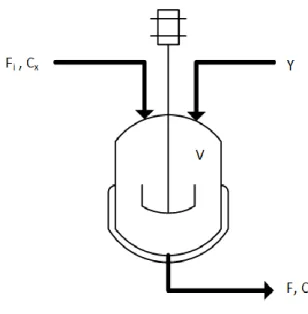 Figure 4: Continuous Stirred tank reactor (CSTR)
