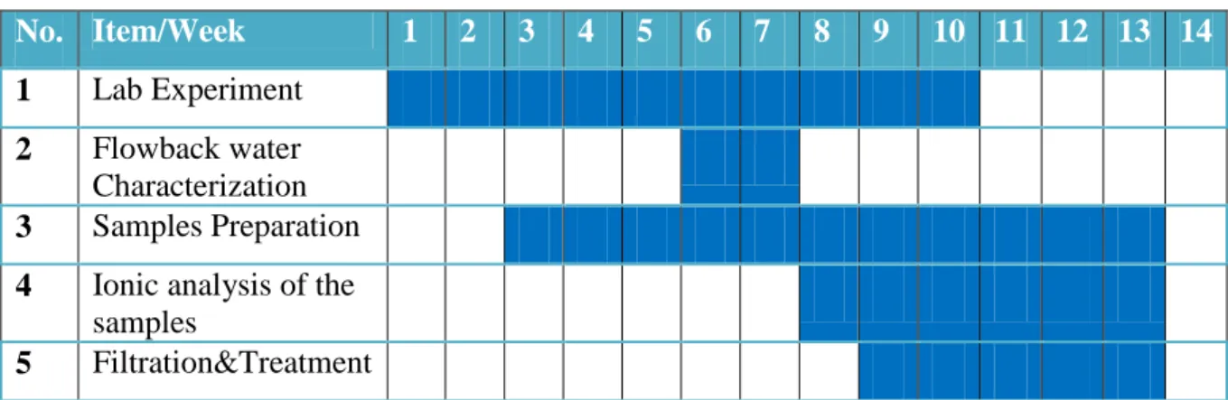 Table 4: Gantt Chart of Final Year Project 2 