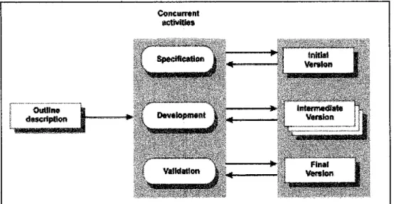 Figure 4:  The evolutionmy development process. 