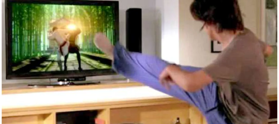 Figure 5: Virtual reality games on Kinect (Project Natal: Changing Gaming Virtual Reality, 2010) 