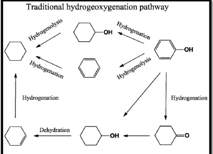 Figure 7: The traditional hydrodeoxygenation method 